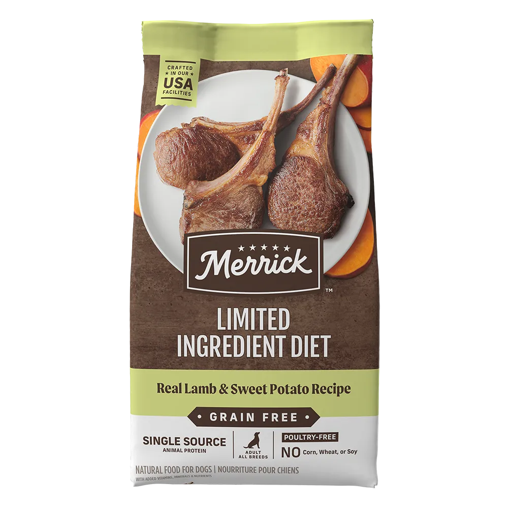 Limited Ingredient Diet Grain Free - Real Lamb &amp; Sweet Potato Recipe - Front of bag