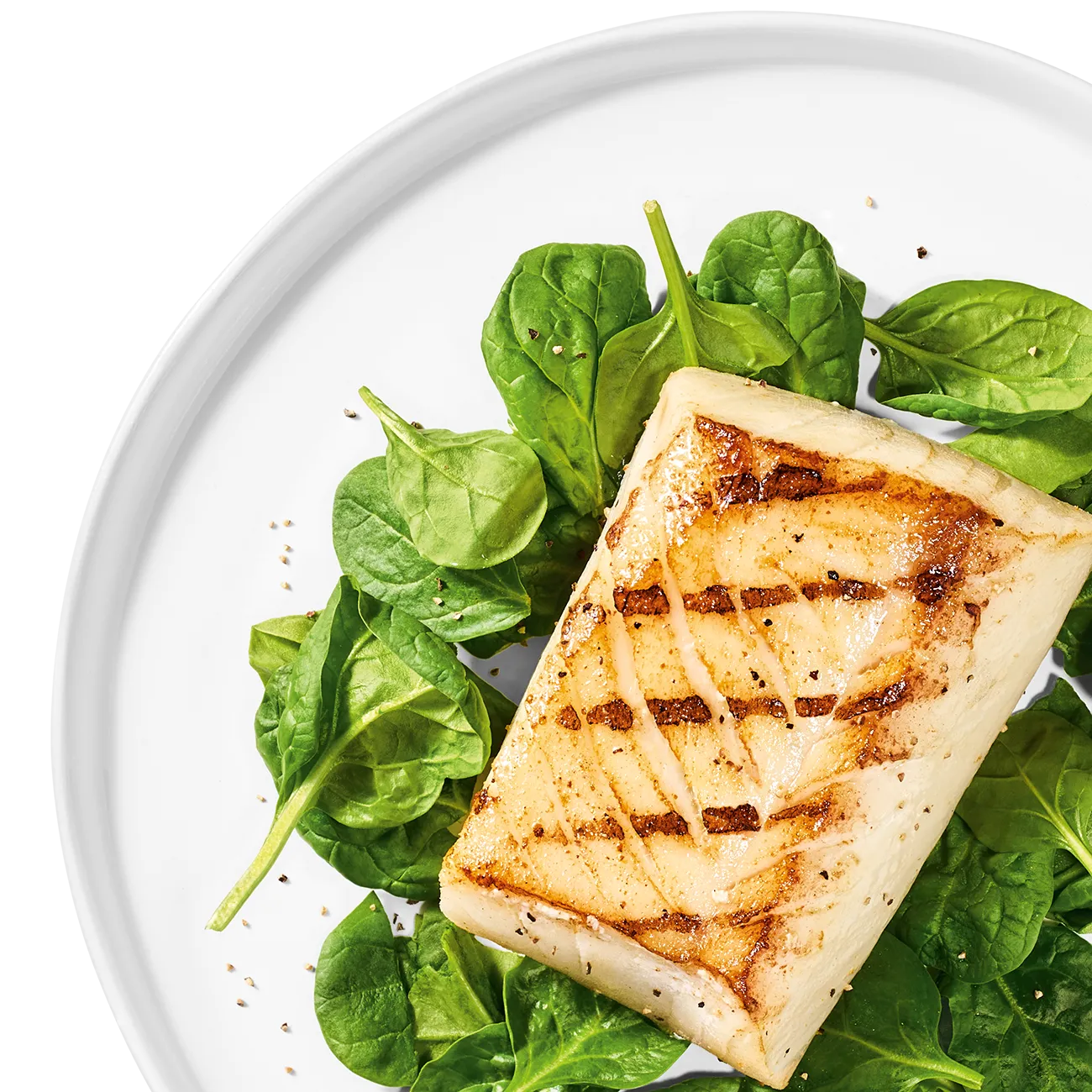 Ingredients, salmon on a plate