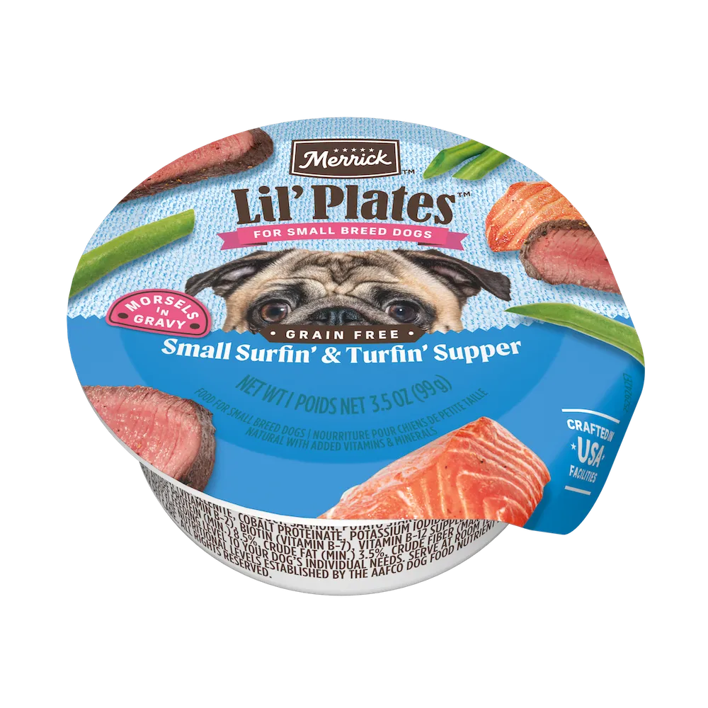 Merrick Lil' Plates Small Surfin and Turfin Supper package.