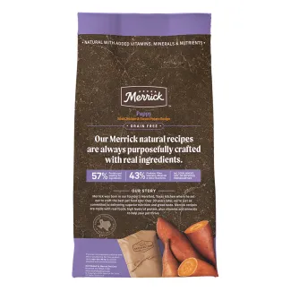 mer gf puppy real chicken sweet potato back lg