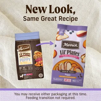 Lil' Plates Grain Free Puppy Real Chicken + Sweet Potato Recipe - Transition Image