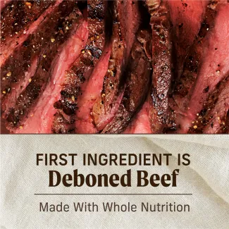 First ingredient is deboned beef.