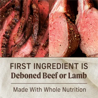 First ingredient is deboned beef or lamb.