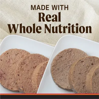 Made with real whole nutrition.